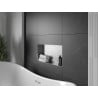 Mexen X-Wall-NR raft încastrat fără guler de mascare 60 x 30 cm, inox - 1911603010