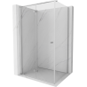 Mexen Mist-F T cabină de duș rabatabilă stânga 115 x 75 cm, transparent, crom - 8A6T-115-075-01-00-L