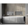 Mexen X-Wall-NR raft încastrat fără guler de mascare 60 x 30 cm, inox - 1911603010