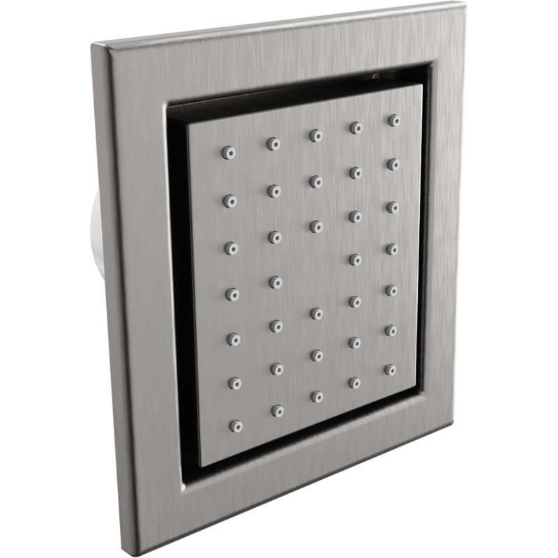 Mexen Cube duză laterală încastrată, gun gray periat - 79365-66