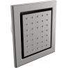 Mexen Cube falba süllyesztett oldalsó fúvóka, szálcsiszolt gun gray - 79365-66