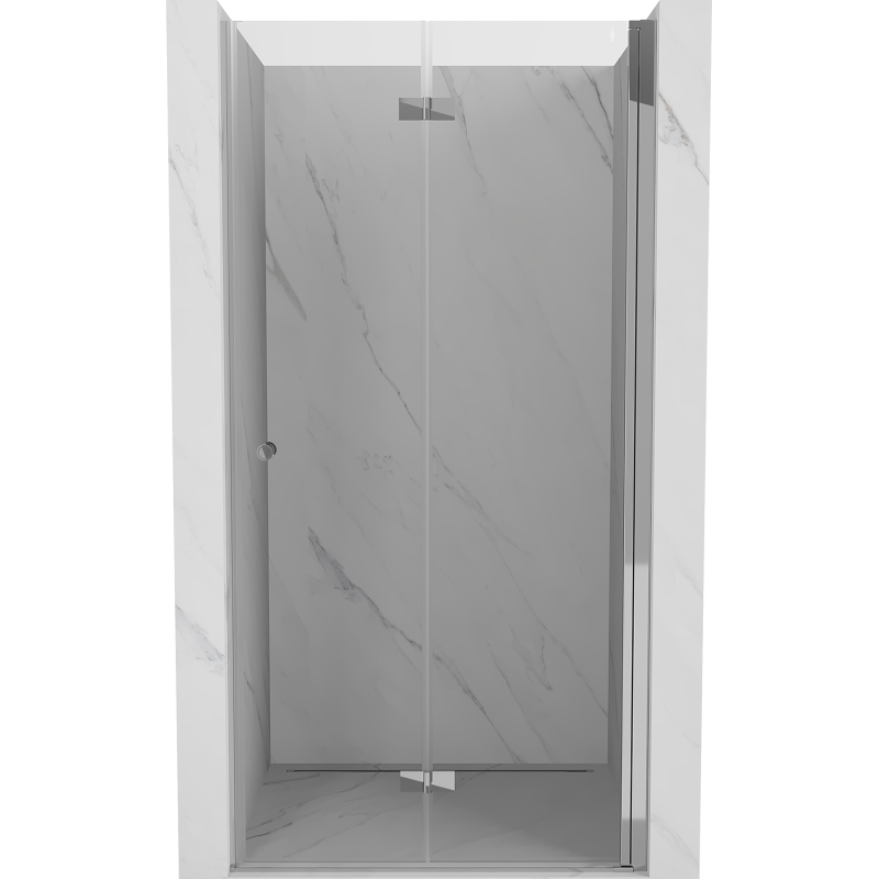 Mexen Mist-F ușă de duș pliabilă dreaptă 85 cm, transparent, crom - 8A6-085-000-01-00-P