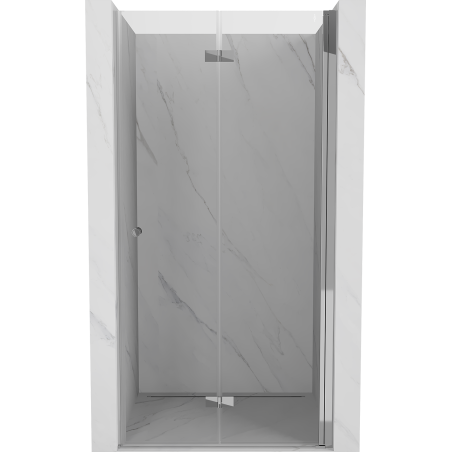 Mexen Mist-F ușă de duș pliabilă dreaptă 85 cm, transparent, crom - 8A6-085-000-01-00-P