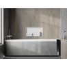 Mexen X-Wall-NR raft încastrat fără flanșă 60 x 30 cm, alb - 1921603010