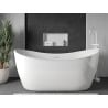 Mexen X-Wall-NR raft încastrat fără flanșă 60 x 30 cm, alb - 1921603010