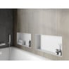 Mexen X-Wall-NR raft încastrat fără flanșă 60 x 30 cm, alb - 1921603010