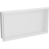 Mexen X-Wall-NR perem nélküli falba süllyesztett polc 60 x 30 cm, Fehér - 1921603010