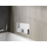 Mexen X-Wall-NR raft încastrat fără flanșă 60 x 30 cm, alb - 1921603010