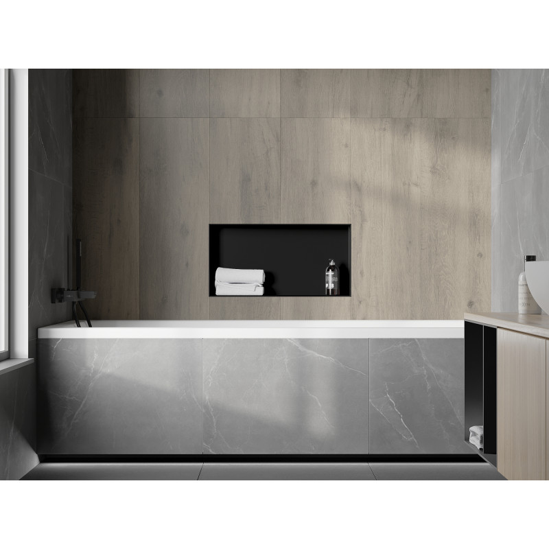 Mexen X-Wall-NR raft fără flanșă 60 x 30 cm, negru - 1971603010