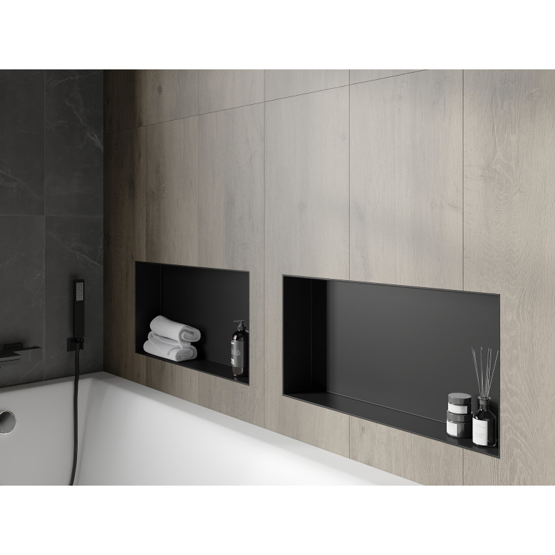 Mexen X-Wall-NR raft fără flanșă 60 x 30 cm, negru - 1971603010