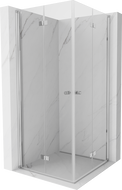 Mexen Mist-F Duo cabină de duș pliabilă 70 x 70 cm, transparent, crom - 8A6-070L-070P-01-00