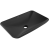 Mexen Avila pult feletti mosdó 58 x 37 cm, fekete matt - 21115585