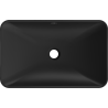Mexen Avila pult feletti mosdó 58 x 37 cm, fekete matt - 21115585