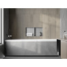 Mexen X-Wall-NR falc nélküli beépített polc 60 x 30 cm, inox - 1911603010S