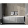 Mexen X-Wall-NR fülke nélküli polc 60 x 30 cm-es polccal, inox - 1911603010S