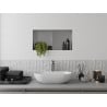 Mexen X-Wall-NR fülke nélküli polc 60 x 30 cm-es polccal, inox - 1911603010S