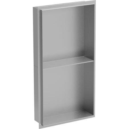 Mexen X-Wall-NR falc nélküli beépített polc 60 x 30 cm, inox - 1911603010S