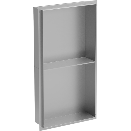 Mexen X-Wall-NR polță încastrată fără flanșă cu raft 60 x 30 cm, inox - 1911603010S