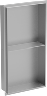 Mexen X-Wall-NR perem nélküli beépítési polc, 60 x 30 cm, inox - 1911603010S