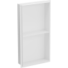Mexen X-Wall-NR raft încastrat fără colțar cu raft 60 x 30 cm, alb - 1921603010S