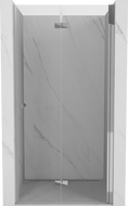 Mexen Mist-F összecsukható zuhanyajtó, jobb, 105 cm, átlátszó, króm - 8A6-105-000-01-00-P