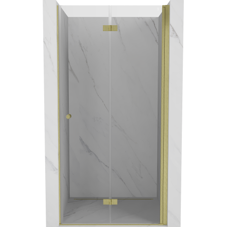 Mexen Mist-F uși de duș pliante dreapta 95 cm, transparent, auriu - 8A6-095-000-50-00-P