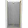Mexen Mist-F uși de duș pliante dreapta 95 cm, transparent, auriu - 8A6-095-000-50-00-P