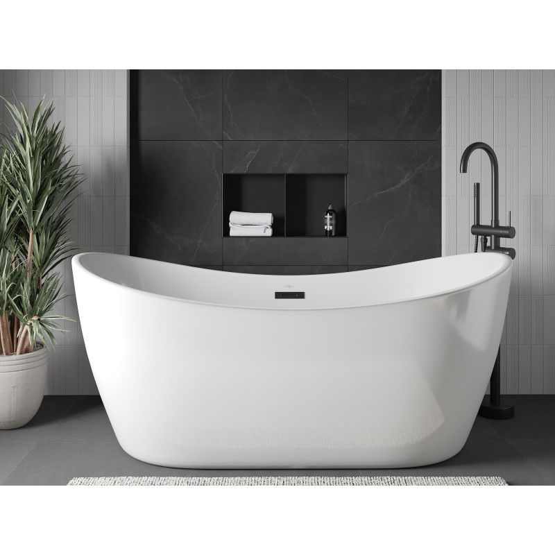 Mexen X-Wall-NR raft incastrat fără flanșă cu poliță 60 x 30 cm, negru - 1971603010S