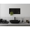 Mexen X-Wall-NR raft incastrat fără flanșă cu poliță 60 x 30 cm, negru - 1971603010S