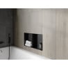 Mexen X-Wall-NR raft incastrat fără flanșă cu poliță 60 x 30 cm, negru - 1971603010S