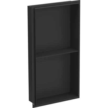 Mexen X-Wall-NR raft incastrat fără flanșă cu poliță 60 x 30 cm, negru - 1971603010S