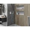 Mexen X-Wall-NR raft nișat fără flanșă 75 x 30 cm, alb - 1921753010