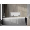 Mexen X-Wall-NR raft încastrat fără flanșă 75 x 30 cm, alb - 1921753010