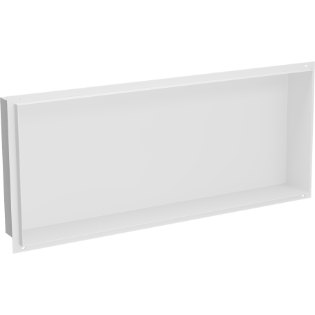 Mexen X-Wall-NR perem nélküli falba süllyesztett polc 75 x 30 cm, Fehér - 1921753010