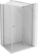 Cabina de duș rabatabilă dreapta Mexen Mist-F T 75 x 70 cm, transparent, crom - 8A6T-075-070-01-00-P