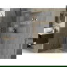 Mexen X-Wall-NR raft încastrat fără guler de mascare 75 x 30 cm, inox - 1911753010