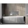 Mexen X-Wall-NR perem nélküli fülke polc 75 x 30 cm, inox - 1911753010