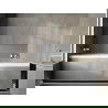 Mexen X-Wall-NR raft încastrat fără guler de mascare 75 x 30 cm, inox - 1911753010