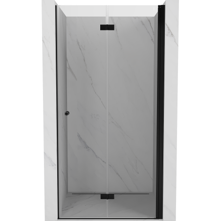 Mexen Mist-F ușă de duș pliabilă dreaptă 120 cm, transparentă, neagră - 8A6-120-000-70-00-P