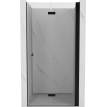 Mexen Mist-F ușă de duș pliabilă dreaptă 120 cm, transparentă, neagră - 8A6-120-000-70-00-P