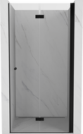 Mexen Mist-F ușă de duș pliabilă dreaptă 120 cm, transparentă, neagră - 8A6-120-000-70-00-P