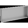 Mexen X-Wall-NR raft încastrat fără guler de mascare 75 x 30 cm, inox - 1911753010