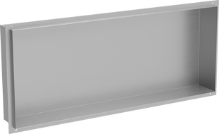 Mexen X-Wall-NR perem nélküli falba süllyesztett polc 75 x 30 cm, inox - 1911753010