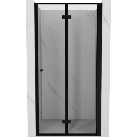 Mexen Mist-F ușă de duș pliabilă dreapta 90 cm, cadru negru, negru - 8A6-090-000-70-70-P