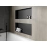 Mexen X-Wall-NR raft în nișă fără margine 75 x 30 cm, negru - 1971753010