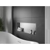 Mexen X-Wall-NR perem nélküli falba süllyesztett polc 90 x 30 cm, inox - 1911903010