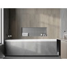 Mexen X-Wall-NR falcos polc perem nélkül 90 x 30 cm, inox - 1911903010