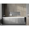 Mexen X-Wall-NR perem nélküli fali polc 90 x 30 cm, inox - 1911903010