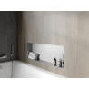 Mexen X-Wall-NR raft încastrat fără margine 90 x 30 cm, inox - 1911903010