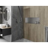 Mexen X-Wall-NR raft încastrat fără margine 90 x 30 cm, inox - 1911903010